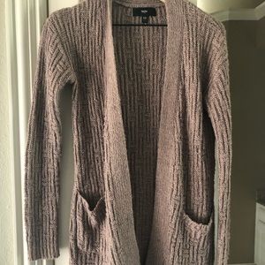 Mossimo XS Rose colored long cardigan